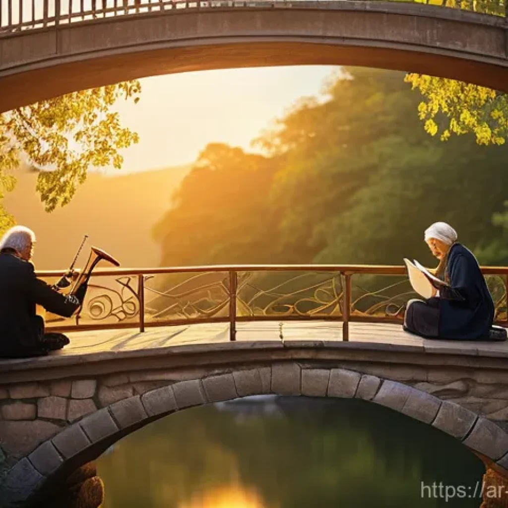 작곡가 자격증으로 사회 공헌 활동 - **Prompt:** A visually rich, vibrant scene depicting a talented musician, dressed in modest, contemp...