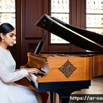 작곡가 자격증과 관련된 대학 전공 - **Prompt 1: The Maestro's Sanctuary: Blending Heritage and Harmony**
"A talented Arab composer, ...